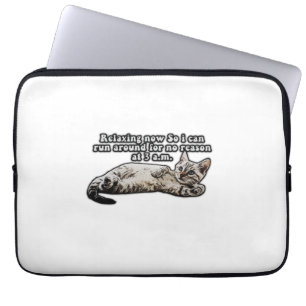 Capa Para Notebook Memória de gato engraçada para gatinhos e donos de