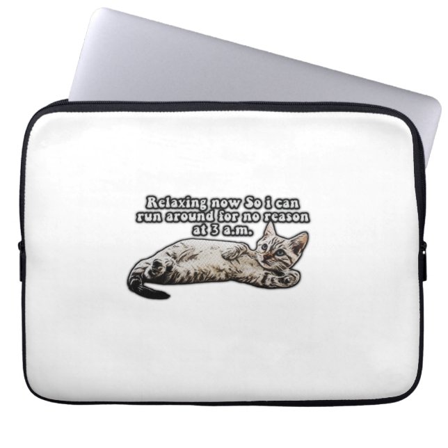 Capa Para Notebook Memória de gato engraçada para gatinhos e donos de (Frente)