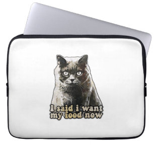 Capa Para Notebook Memória de gato engraçado para amantes de gatos e