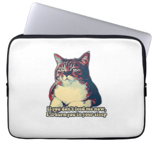 Capa Para Notebook Memória de gato grumpy engraçada para donos de gat
