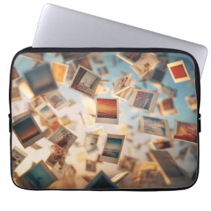 Capa Para Notebook Memórias Flutuantes de Polaroid