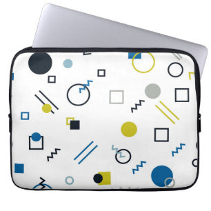 Capa Para Notebook Memphis, legal, moda, arte geométrica moderna