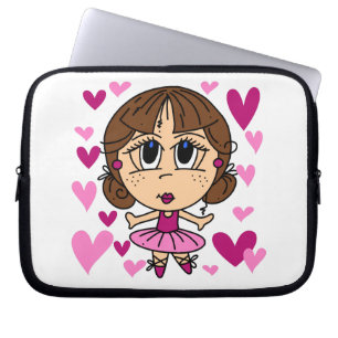 Capa Para Notebook Menina da bailarina