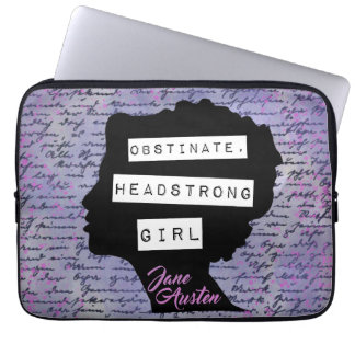 Capa Para Notebook Menina Obstinada e Teimosa Orgulho & Preconceito 