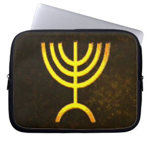 Capa Para Notebook Menorah Flame