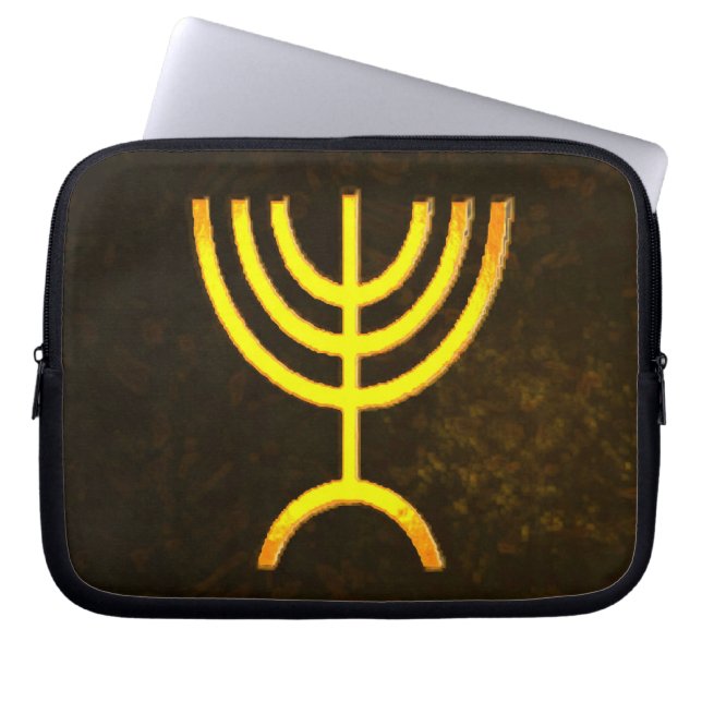 Capa Para Notebook Menorah Flame (Frente)