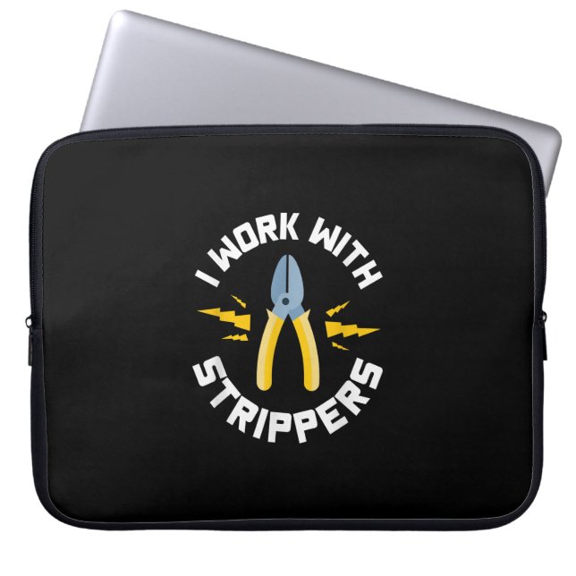 Capa Para Notebook Mens I Trabalha Com A União Eletrônica (Frente)
