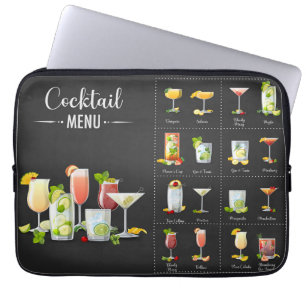 Capa Para Notebook Menu Cocktail