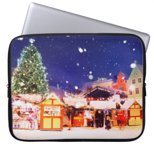 Capa Para Notebook Mercado de Natal Tallinn. 