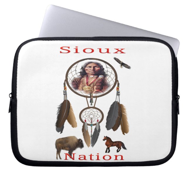 Capa Para Notebook Mercnandismo da nação Sioux (Frente)