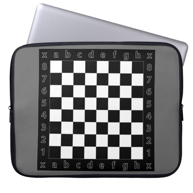 Capa Para Notebook mesa de xadrez (Frente)