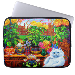 Capa Para Notebook Mestre da Faculdade de Gatos