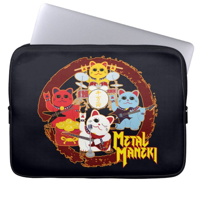 Capa Para Notebook Metal Maneki (Frente)