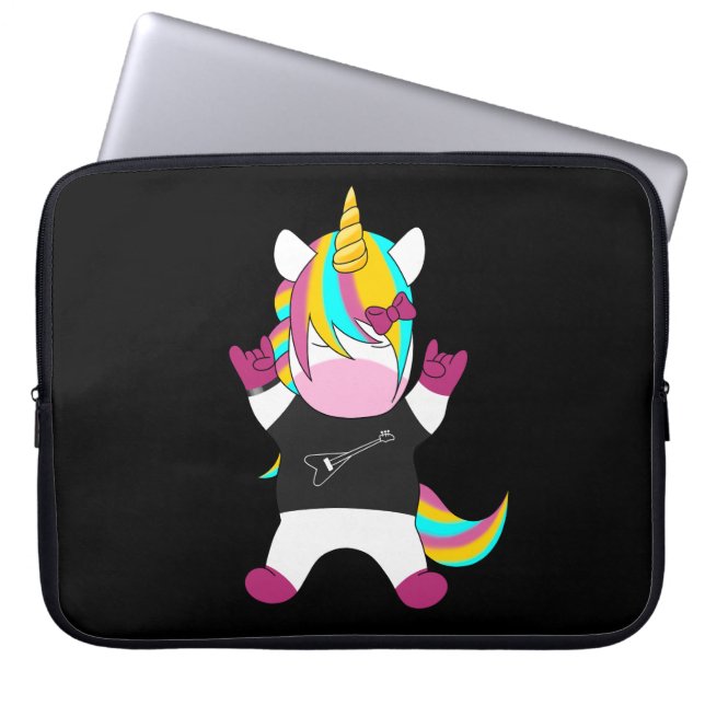 Capa Para Notebook Metal Unicorn (Frente)