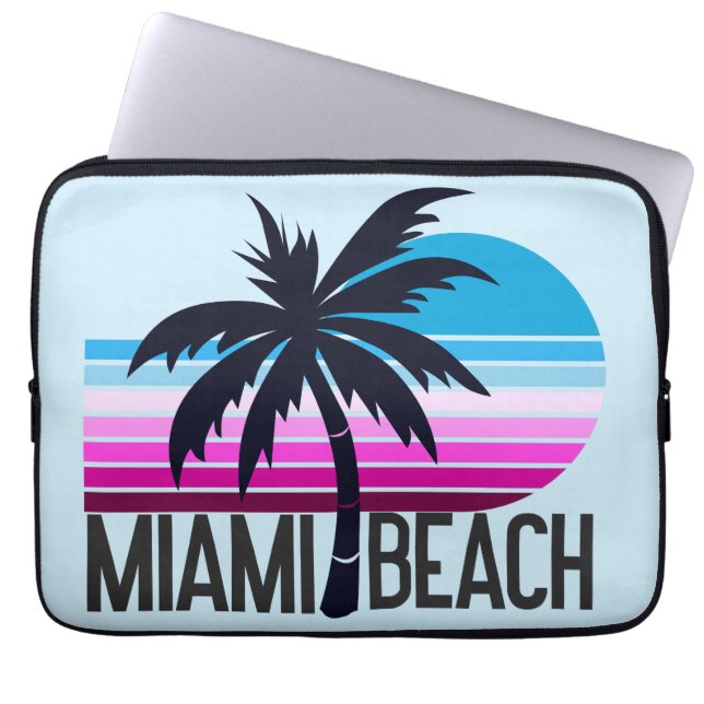 Capa Para Notebook Miami Beach (Frente)