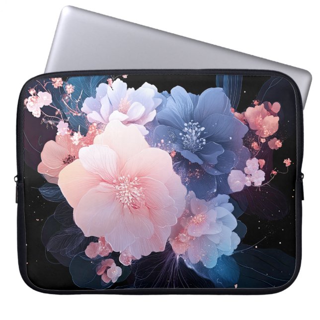 Capa Para Notebook Midnight Bloom (Frente)