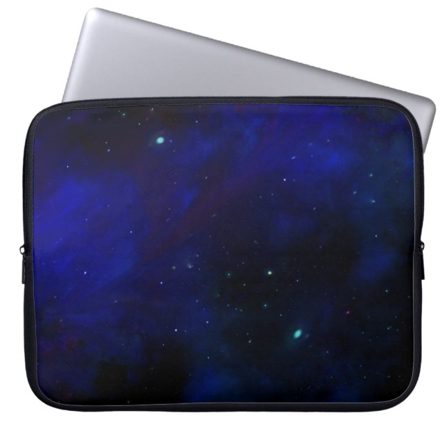 Capa Para Notebook Midnight Blue Sky with Stars (Frente)