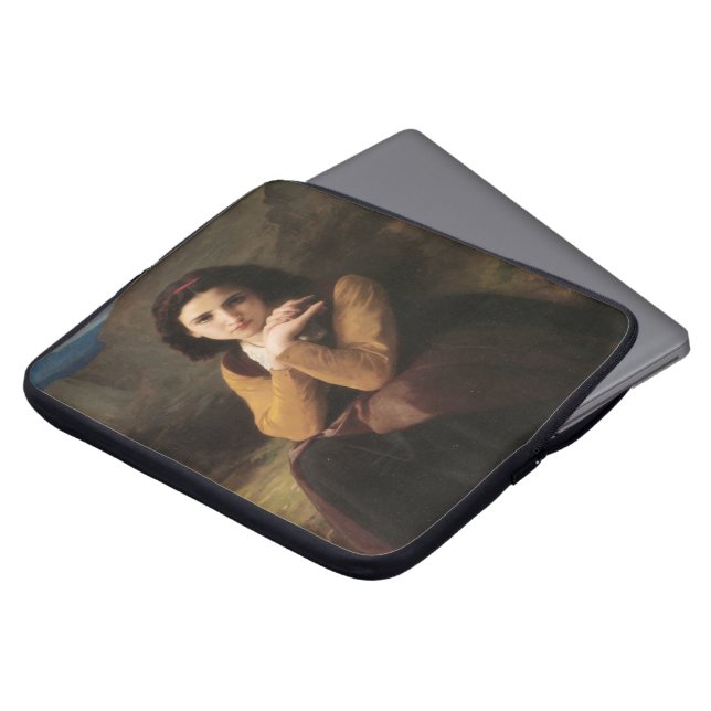 Capa Para Notebook Mignon (Sweet Young French Girl) (by Bouguereau) (Frente Topo)