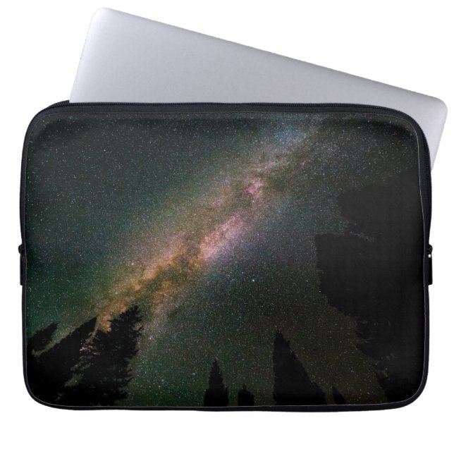 Capa Para Notebook Milky Way Over Lizard Head Pass (Frente)