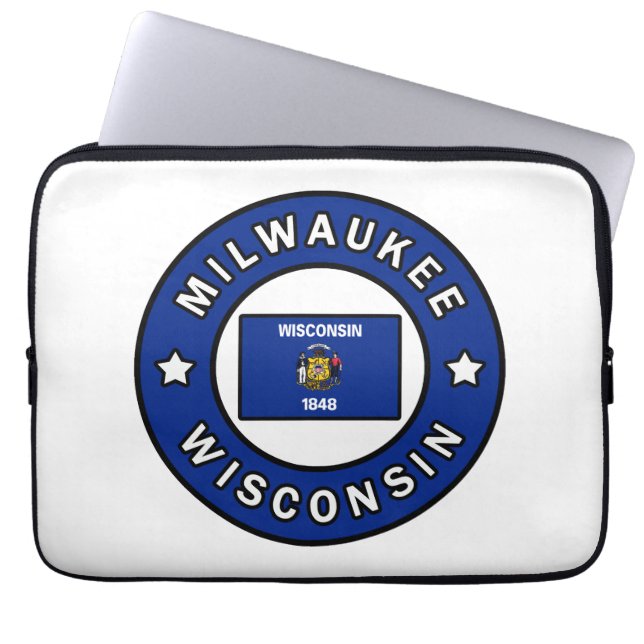 Capa Para Notebook Milwaukee Wisconsin (Frente)