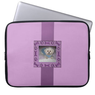 Capa Para Notebook Minha bolsa de laptop do filhote de cachorro