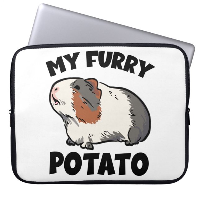 Capa Para Notebook Minha cobaia peluda (Frente)