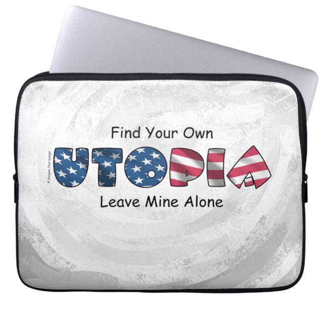 Capa Para Notebook Minha Utopia (Frente)