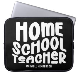 Capa Para Notebook Minimalist Homeschool Teacher Text Design