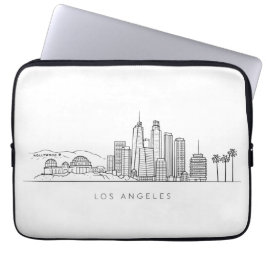 Capa Para Notebook Minimalist Los Angeles Skyline Illustration