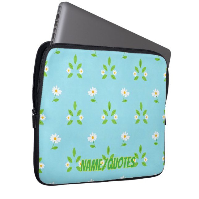 Capa Para Notebook Minimalist Spring Floral Pattern (Frente Esquerda)