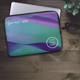 Capa Para Notebook Mínimo violeta roxa com Eletrônicos de logotipo Ba