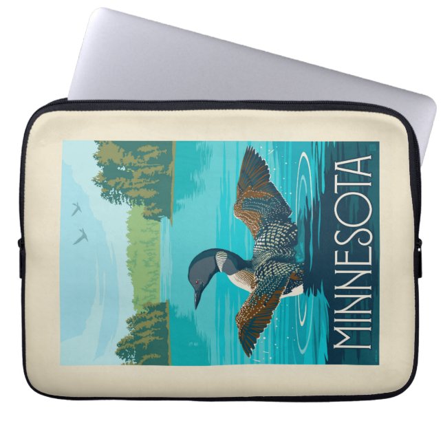 Capa Para Notebook Minnesota | Loon (Frente)