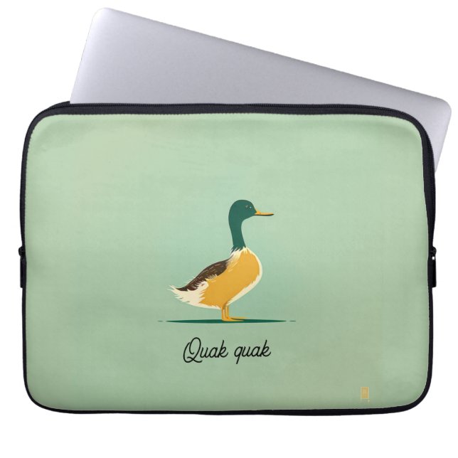Capa Para Notebook Mint Duck Laptop Case (Frente)