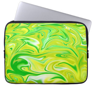 Capa Para Notebook Mint Marble verde Primavera, Bolsa de laptop