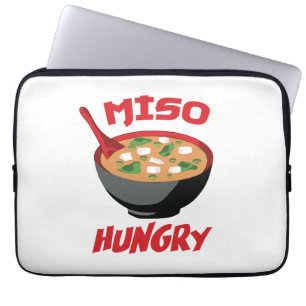 Capa Para Notebook Miso Hungry Funny Comida Kawaii