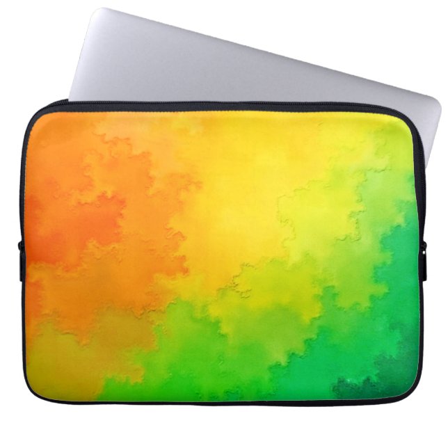 Capa Para Notebook Mistura de cores texturizada (Frente)