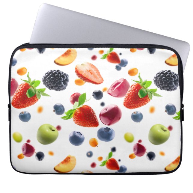 Capa Para Notebook Mistura de Frutas (Frente)