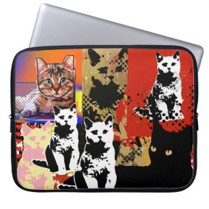 Capa Para Notebook mistura de gatos