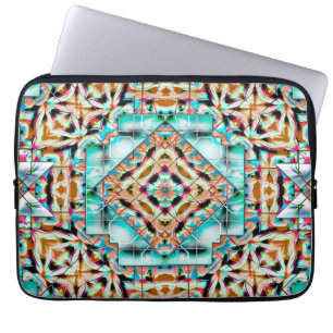 Capa Para Notebook Mistura de textura grosseira com pratos prateados,