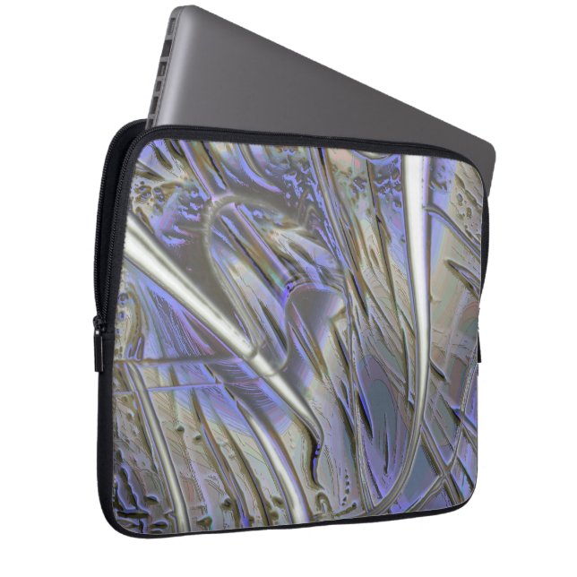 Capa Para Notebook Mistura digital russa de polimento esculpido (Frente Esquerda)