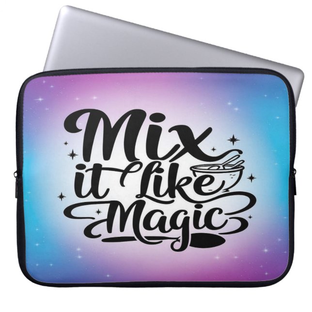 Capa Para Notebook Misture como Magia opção 2 (Frente)