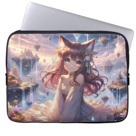 Capa Para Notebook Mítica Catgirl Anime Princess