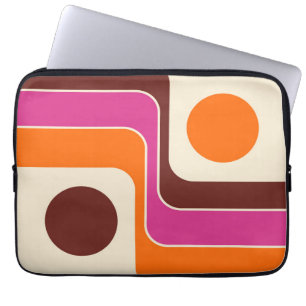 Capa Para Notebook Mod Estilo Geométrico Retro dos Anos 70