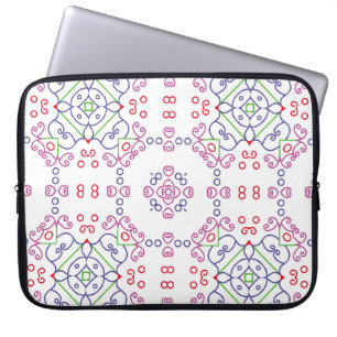Capa Para Notebook modelo abstrato floral abstrato, arte, casa