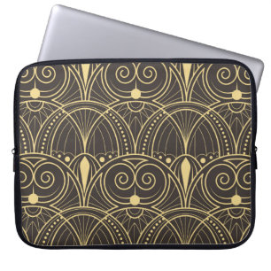 Capa Para Notebook modelo de azulejos geométricos modernos vintage. 