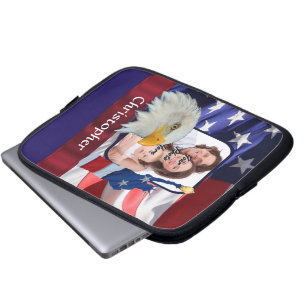 Capa Para Notebook Modelo de foto do Ícone Americano Patriótico