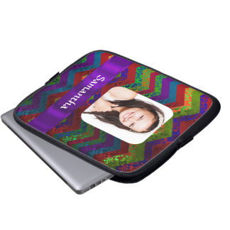 Capa Para Notebook Modelo de foto personalizado Hippy chevron