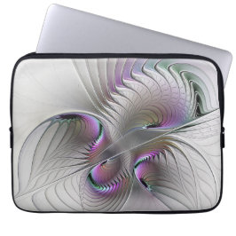 Capa Para Notebook Modern Abstrato Shy Fantasy Figura Arte Fractal