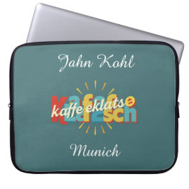 Capa Para Notebook Modern Kaffeeklatsch German Heritage Personalized