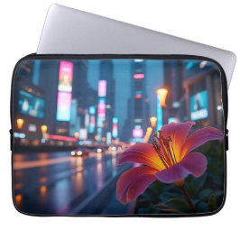 Capa Para Notebook Modern Neon Bloom 13'